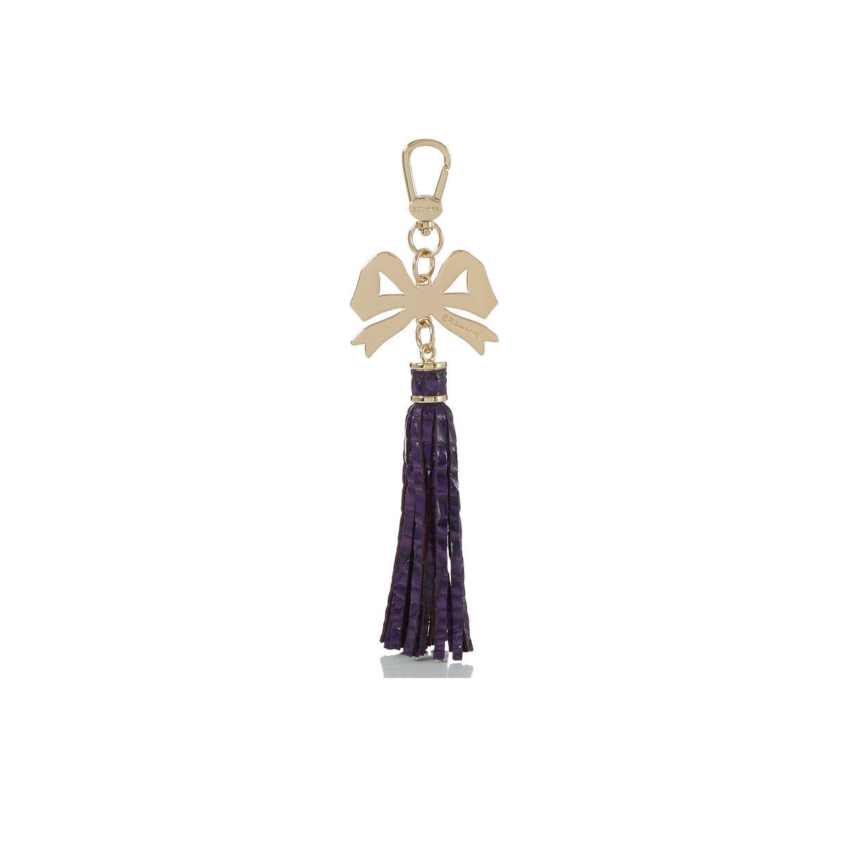 Brahmin Bowtie Charm Tassel, Royal Purple