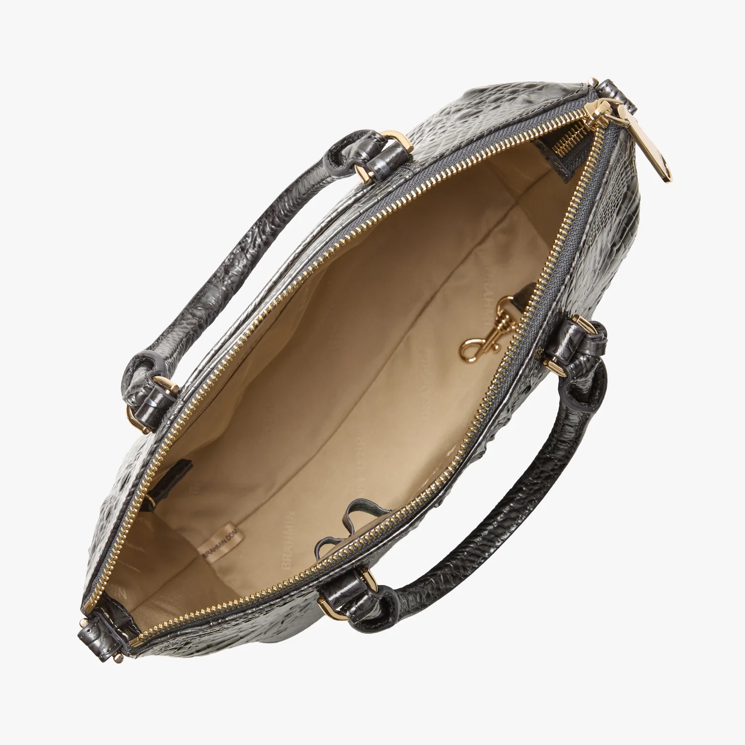 Brahmin Melbourne Collection Duxbury Satchel, Charcoal