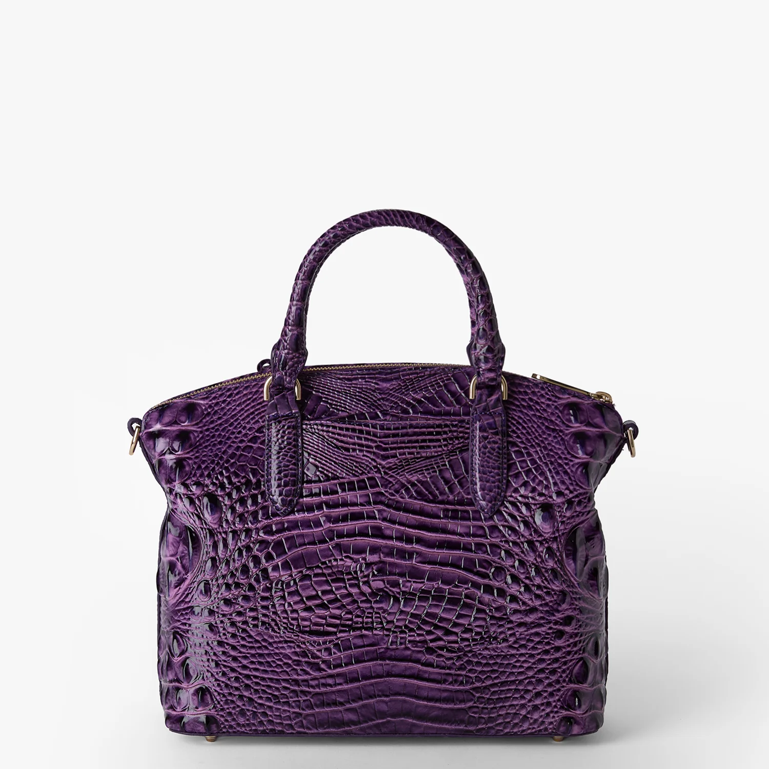 Brahmin Melbourne Collection Duxbury Satchel, Heroic Purple