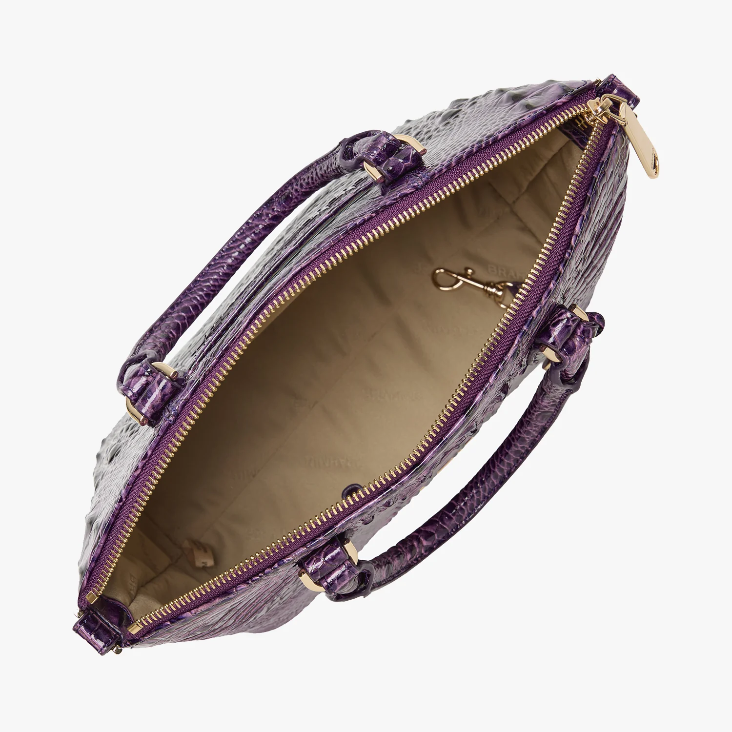 Brahmin Melbourne Collection Duxbury Satchel, Heroic Purple
