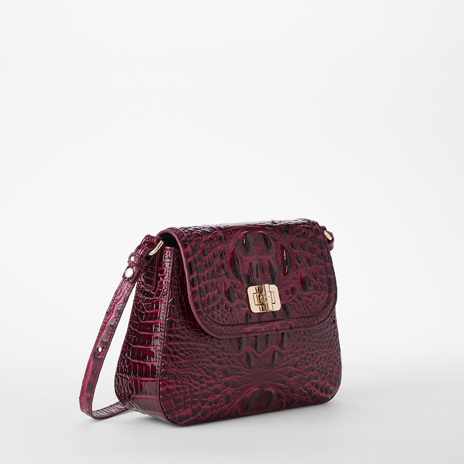 Brahmin Melbourne Collection Gianna Crossbody, Cherry Lacquer