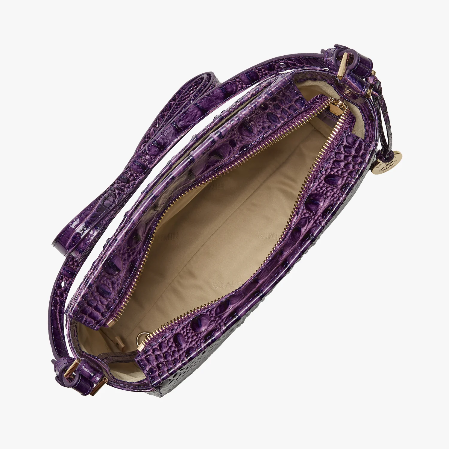 Brahmin Melbourne Collection Hillary Crossbody, Heroic Purple