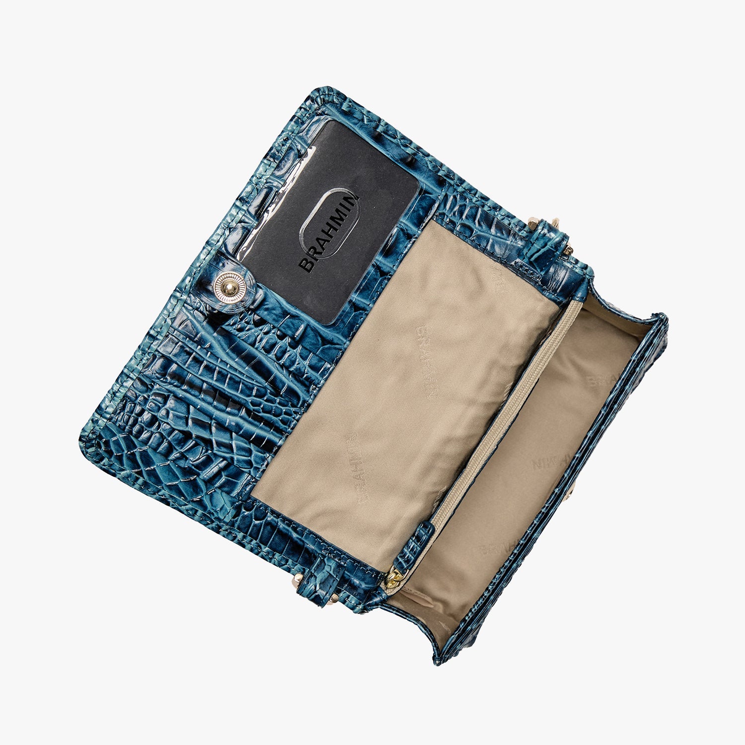 Brahmin Melbourne Collection Minuette Crossbody, Retro Blue