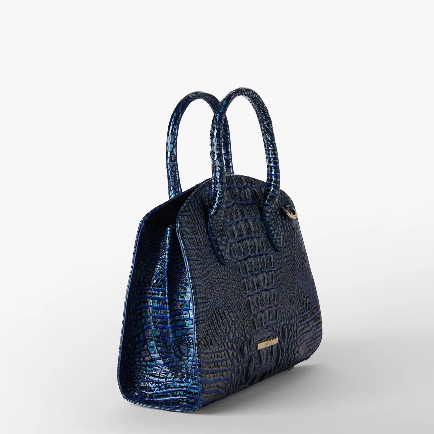 Brahmin Melbourne Collection Rosetta Satchel, Royal Blue