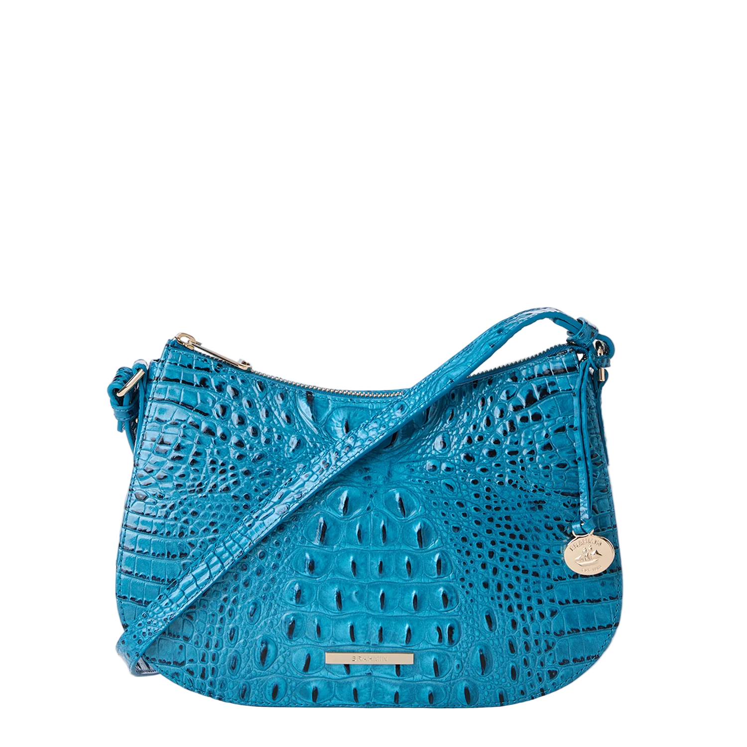 Brahmin Melbourne Collection Shayna Crossbody, Vibrant Azure