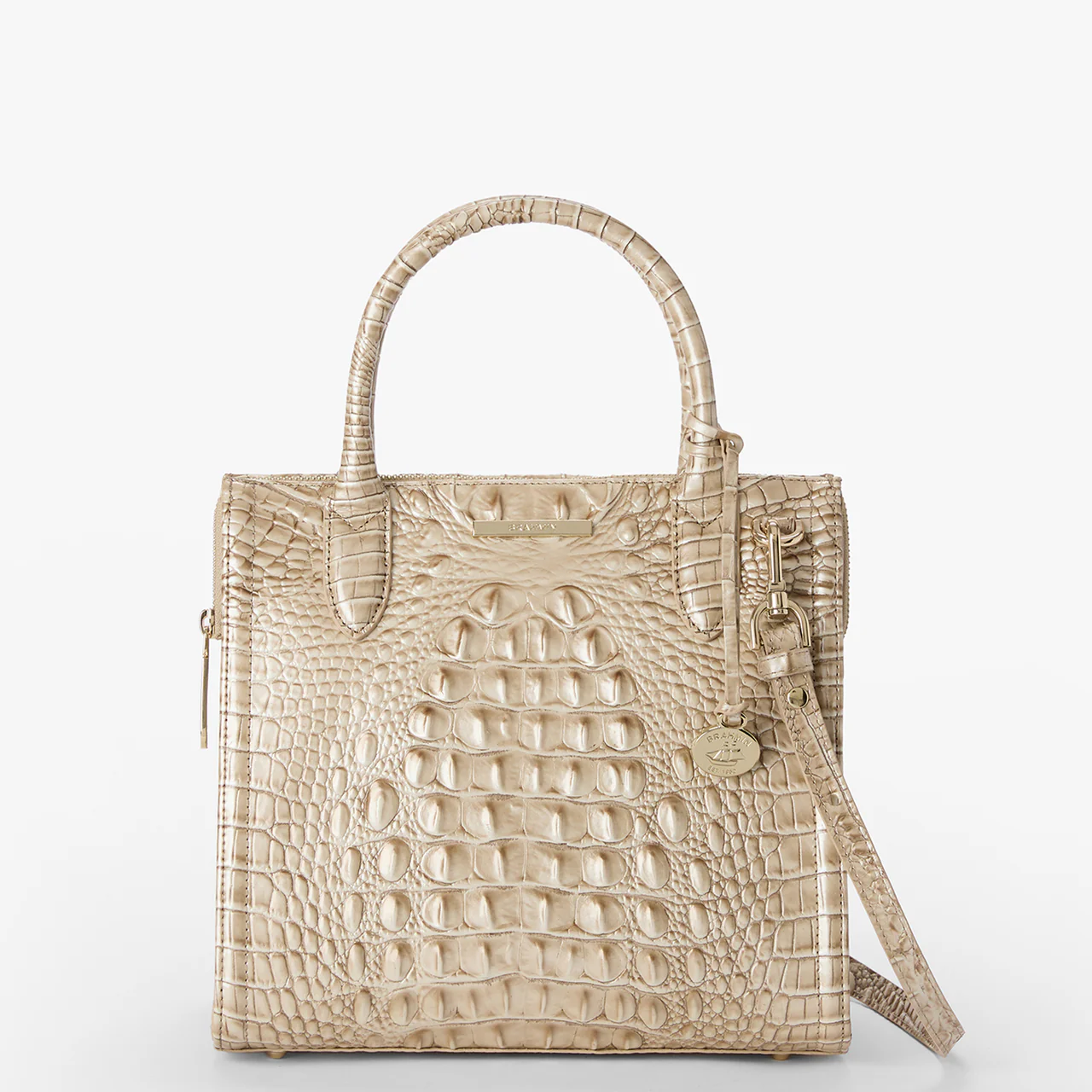 Brahmin Melbourne Collection Small Caroline Satchel, Windchime