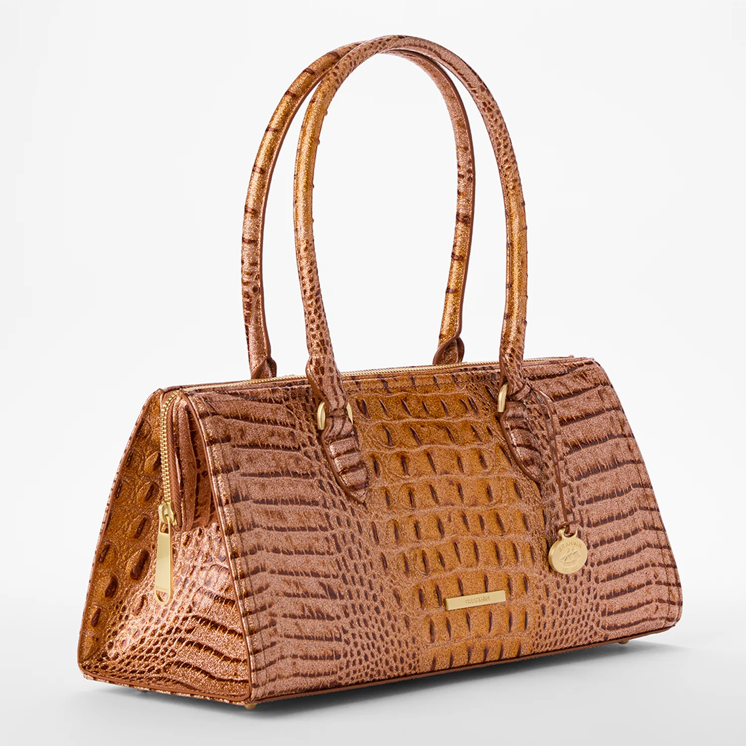 Brahmin Melbourne Collection Sophia Satchel, Sparkling Cider
