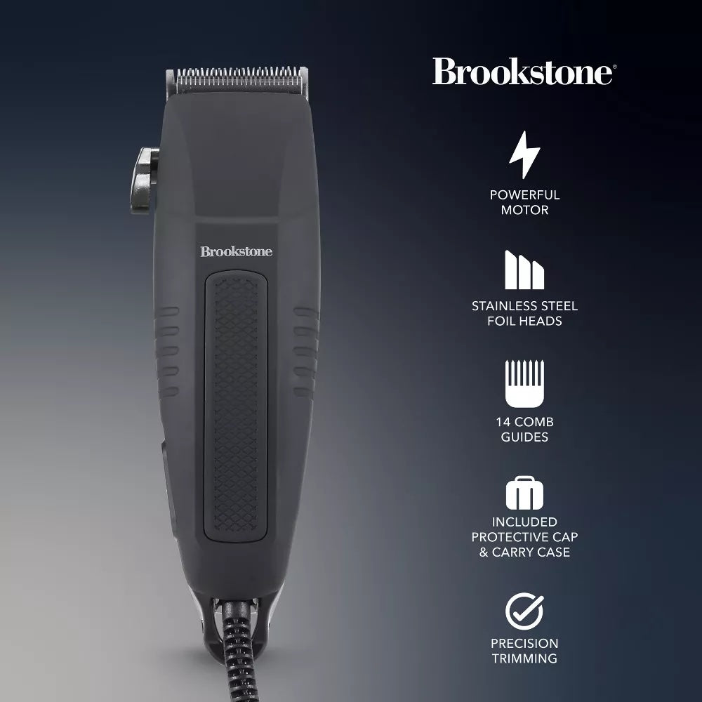 Brookstone 32 Piece Deluxe All-in-One Grooming Kit