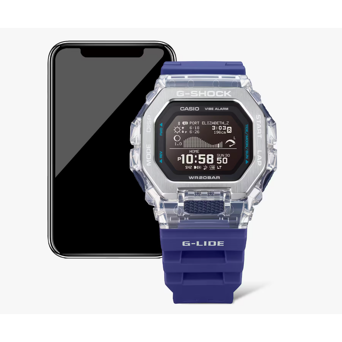 G-Shock - G-Lide Series Digital Bluetooth, Black