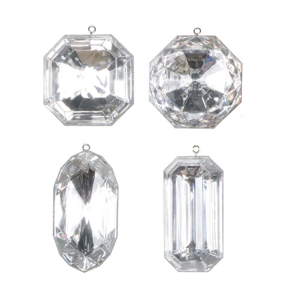 Large Jewel Ornament Set, Multi Colors Available