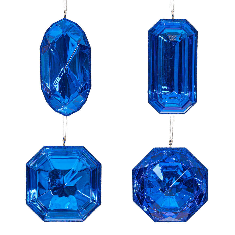 Large Jewel Ornament Set, Multi Colors Available
