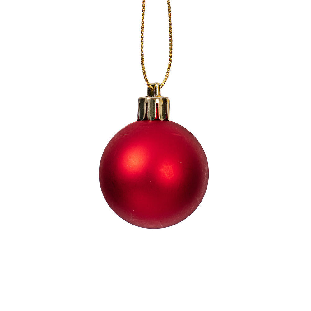 Red Shiny & Matte Ornament