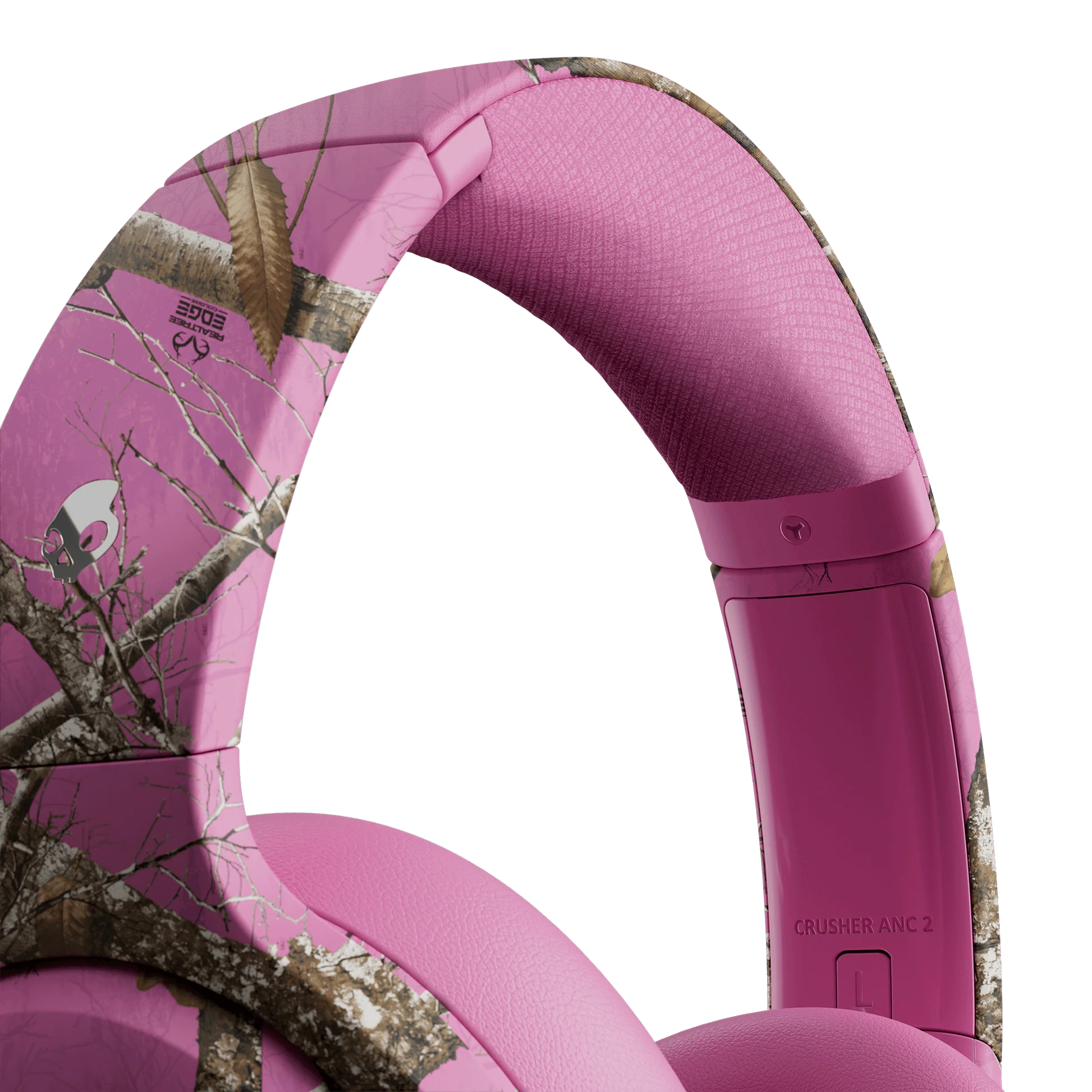 Skullcandy x Realtree Limited Edition Crusher ANC 2 True Wireless Headphones, Pink Camo