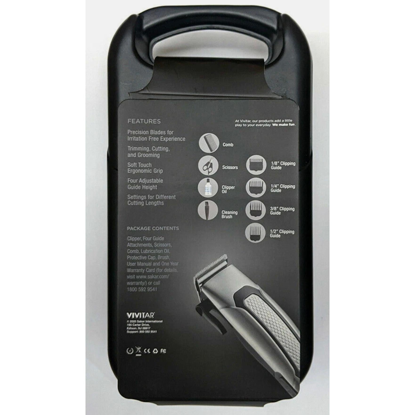 Vivitar 10 Piece Hair & Beard Trimming Kit