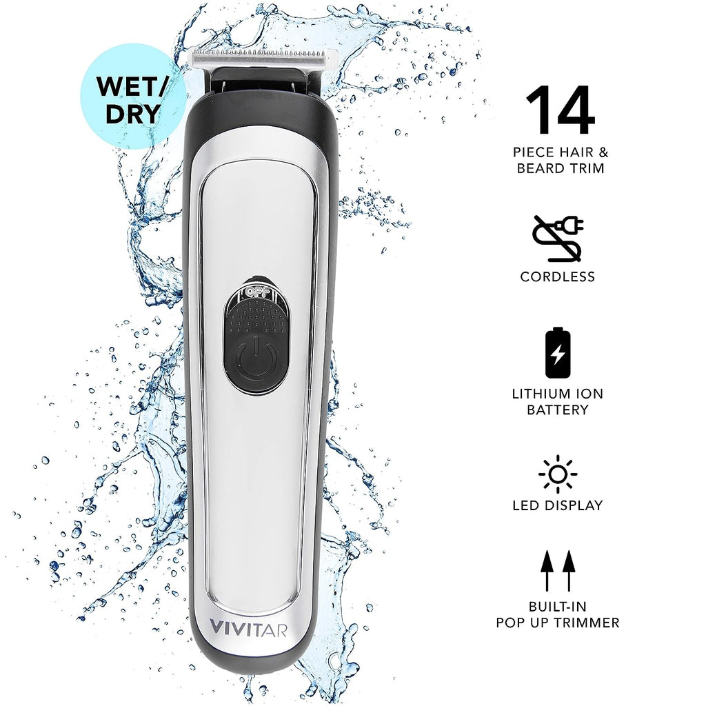 14 Piece Hair & Beard Trimmer