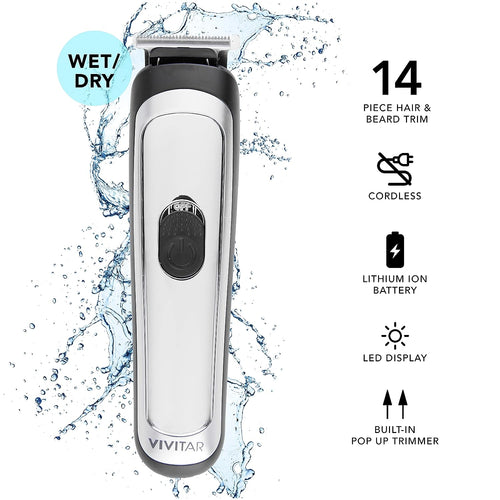 14 Piece Hair & Beard Trimmer