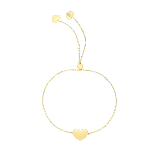 14K Heart Bracelet