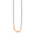 14K Rose Mirror Chain Necklace, 2.2 mm