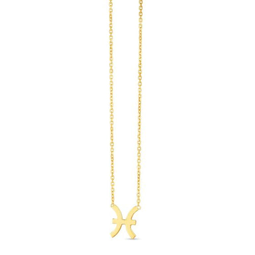 14K Zodiac Necklaces