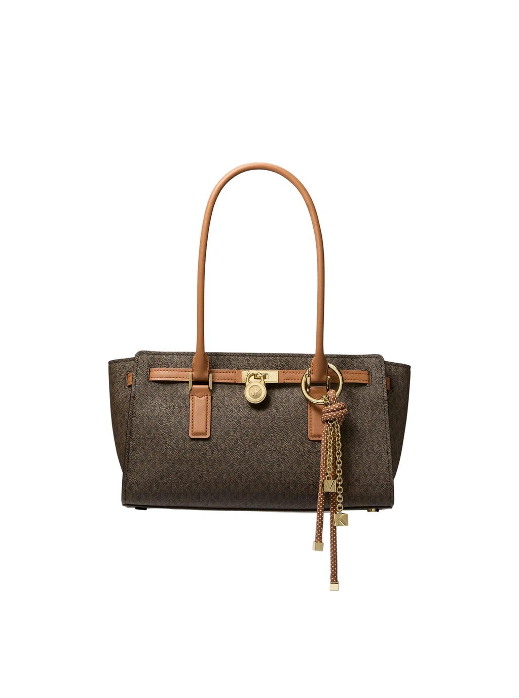 Michael Kors Hamilton Moderne Small Satchel, Signature Brown