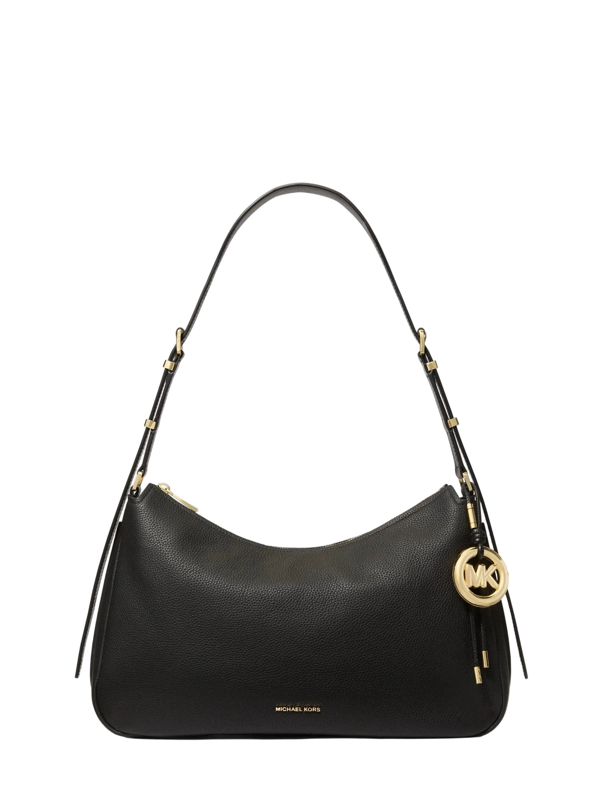 Michael Kors Nolita Leather Shoulder Bag, Black