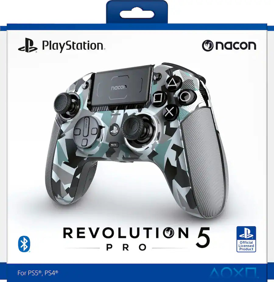 Nacon Revolution 5 Pro Wireless Controller for PS5, PS4 and PC, Arctic Camo