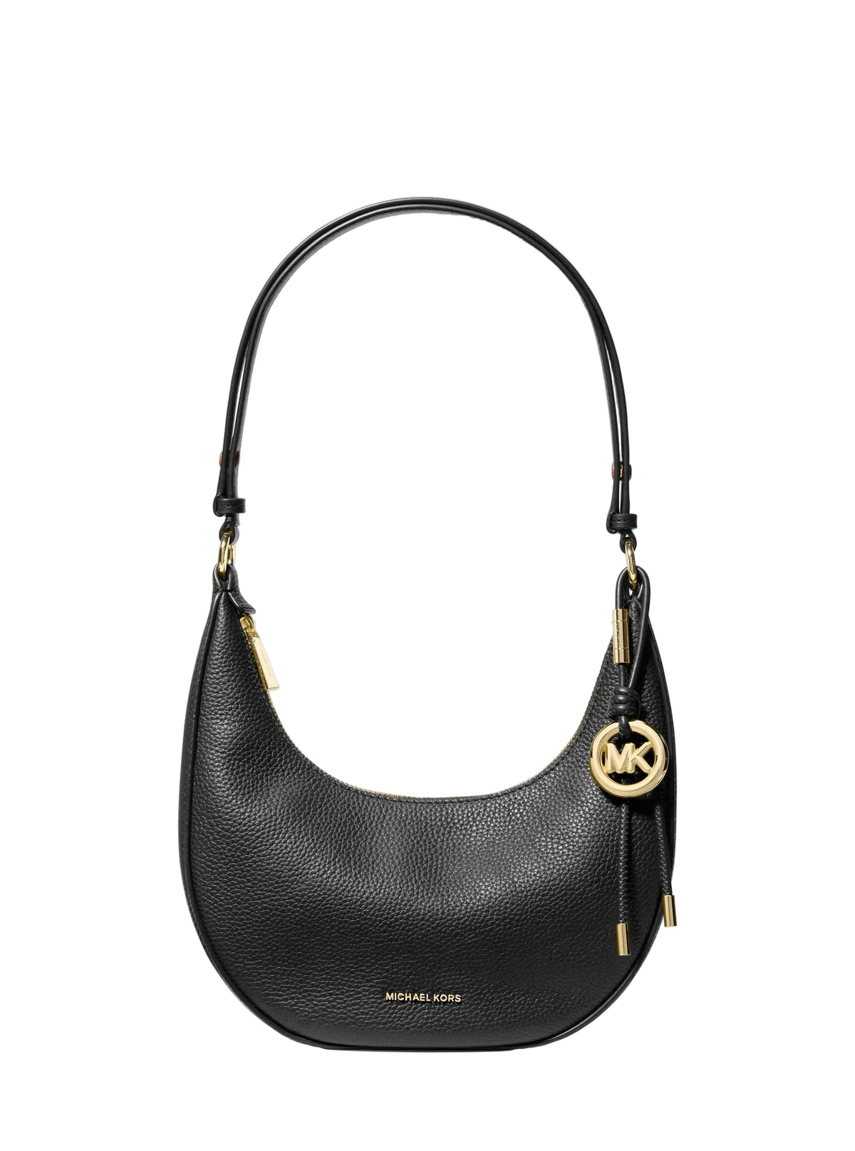 Michael Kors Nolita Small Leather Convertible Pouchette, Black