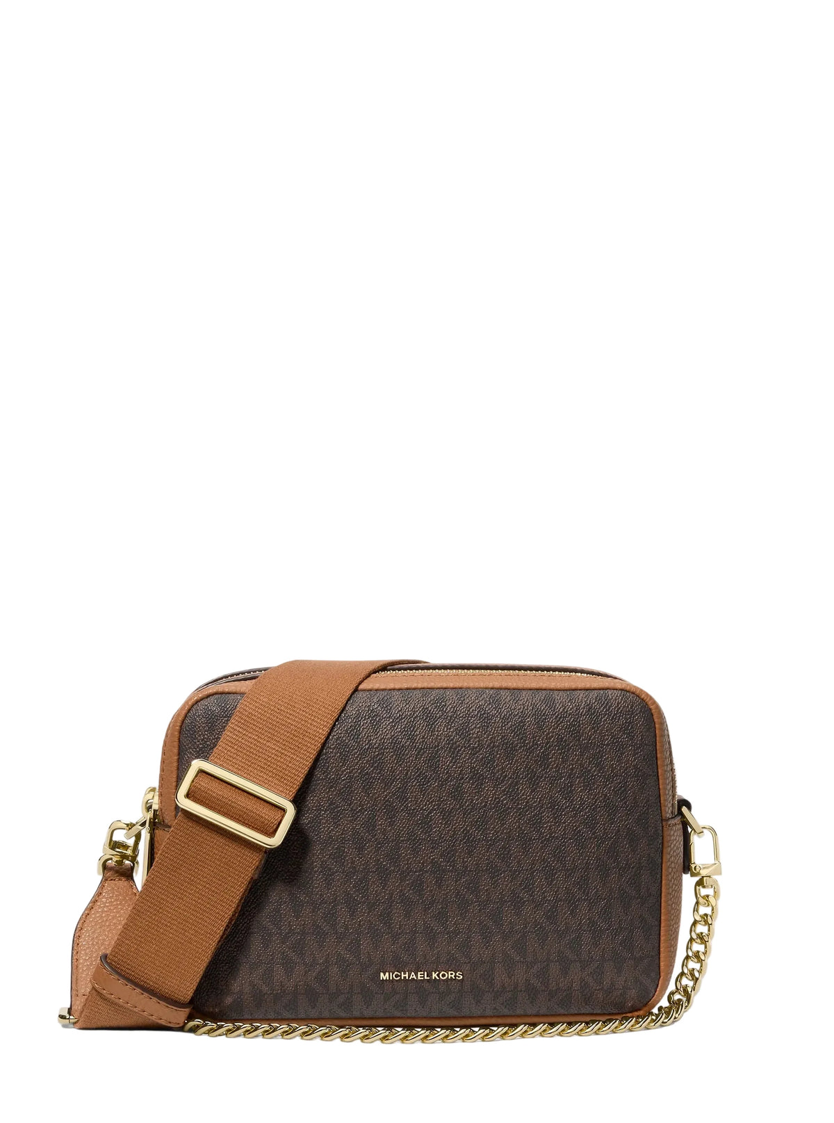 Michael Kors Bryant Medium Camera Crossbody, Signature Brown
