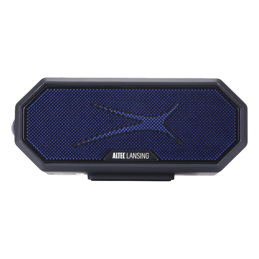 Altec Lansing HydraBlast 2.0 Bluetooth Speaker, Black / Blue