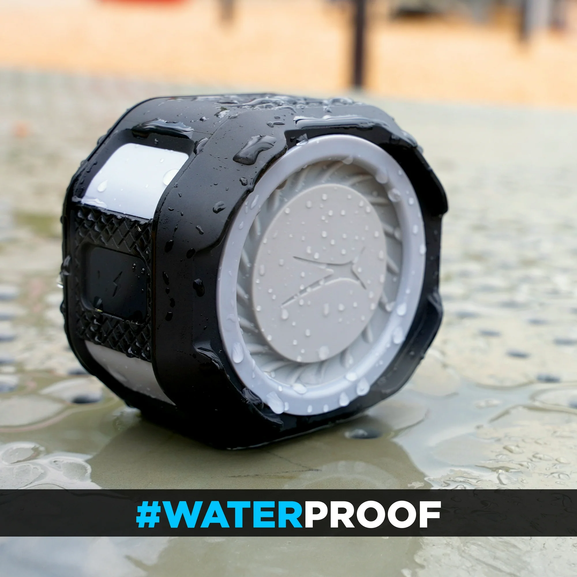 Altec Lansing HydraTrek EverythingProof Bluetooth Speaker, Black