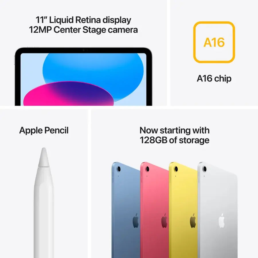Apple iPad 11" 128GB, WiFi, Silver