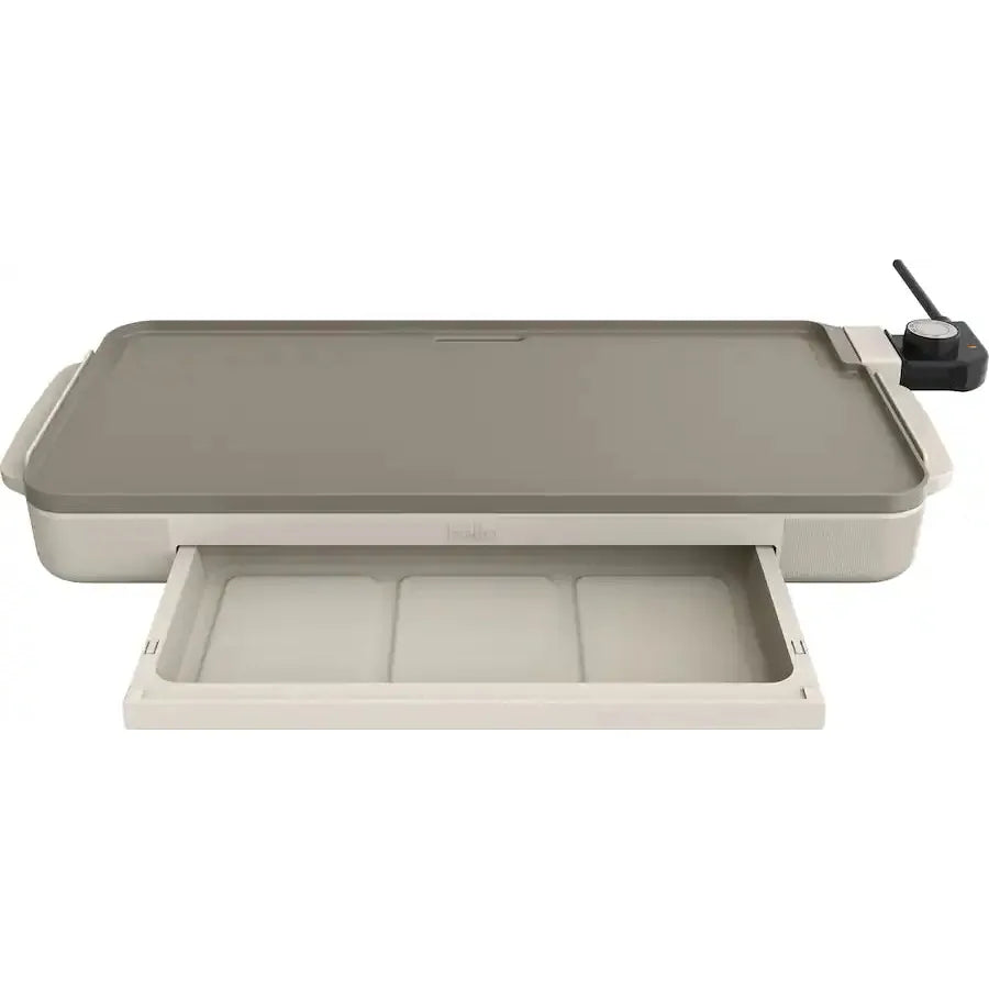 Bella Electric Griddle with Warming Tray, Oatmilk