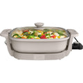 Bella Fits Anywhere Kitchenware: 12" x 12" Make & Take Skillet, Oatmilk