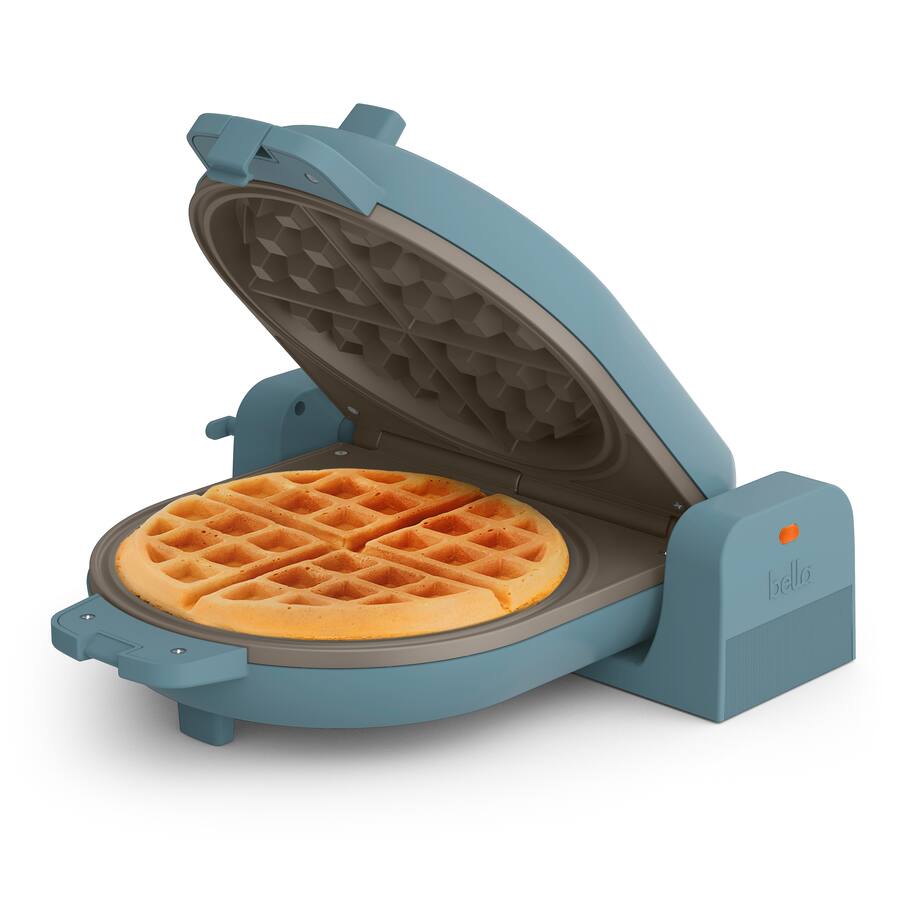 Bella Flip & Store Belgian Waffle Maker, Surf
