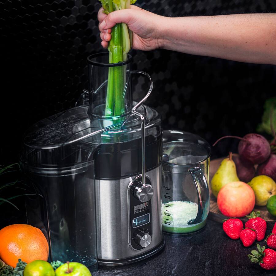 Bella PRO 5 Speed Centrifugal Digital Juice Extractor, Stainless Steel