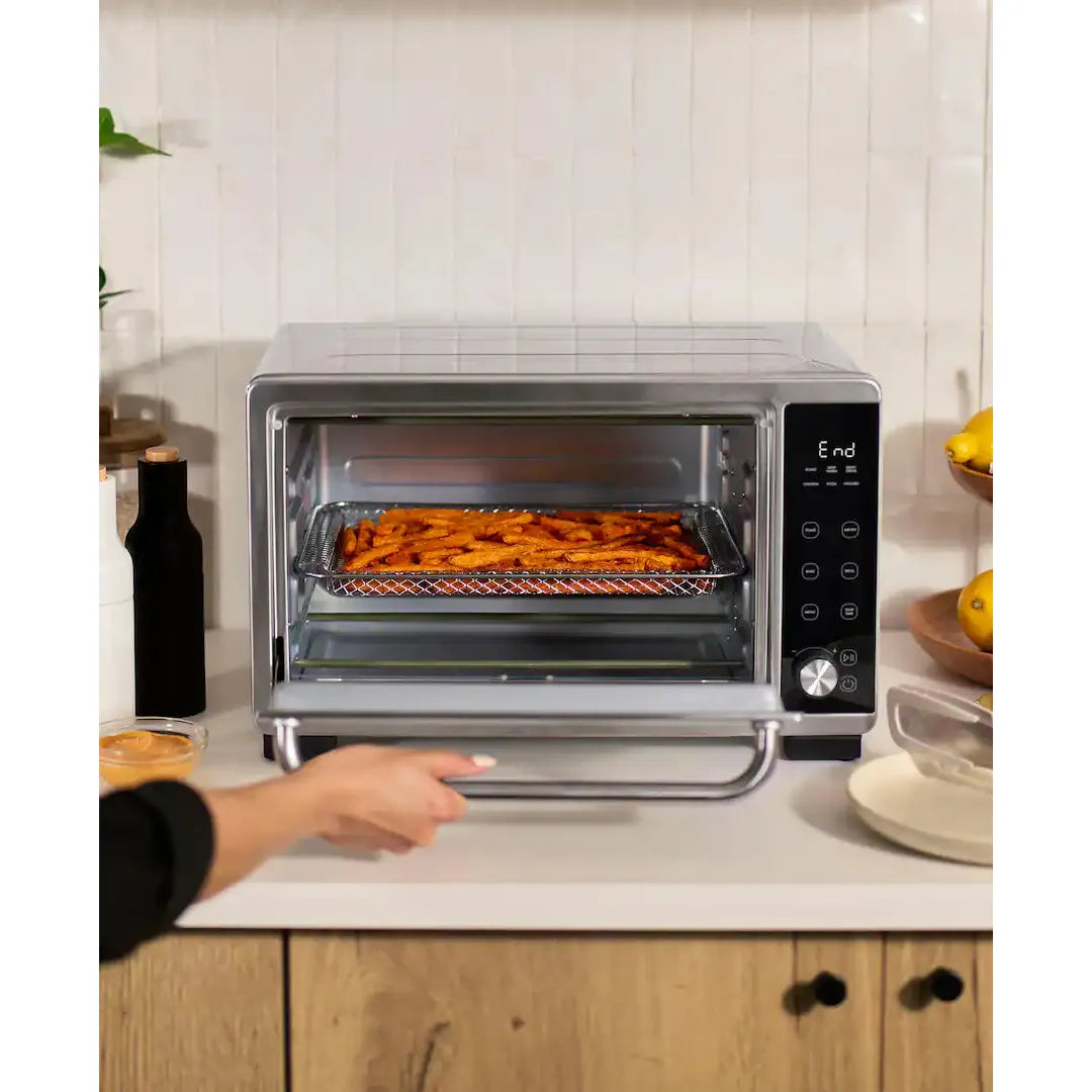Bella PRO 6 Slice Air Fryer Toaster Oven, Stainless Steel