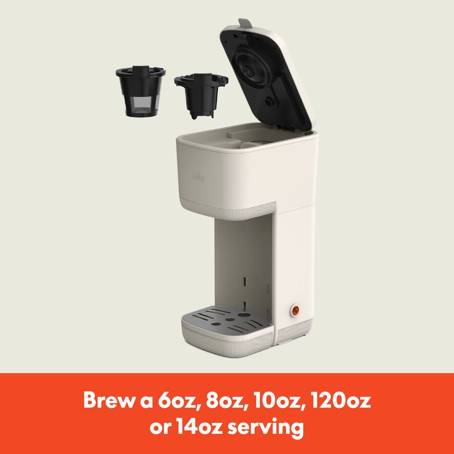 Bella Single Serve Coffee Maker, Oatmilk