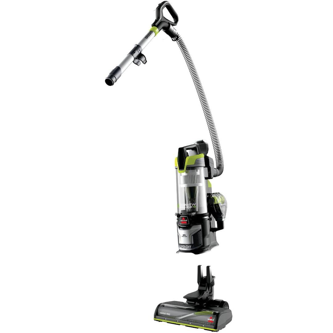 Bissell CleanView Allergen Lift-Off Pet Vacuum, Black/ Electric Green