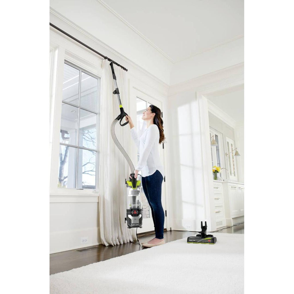Bissell CleanView Allergen Lift-Off Pet Vacuum, Black/ Electric Green
