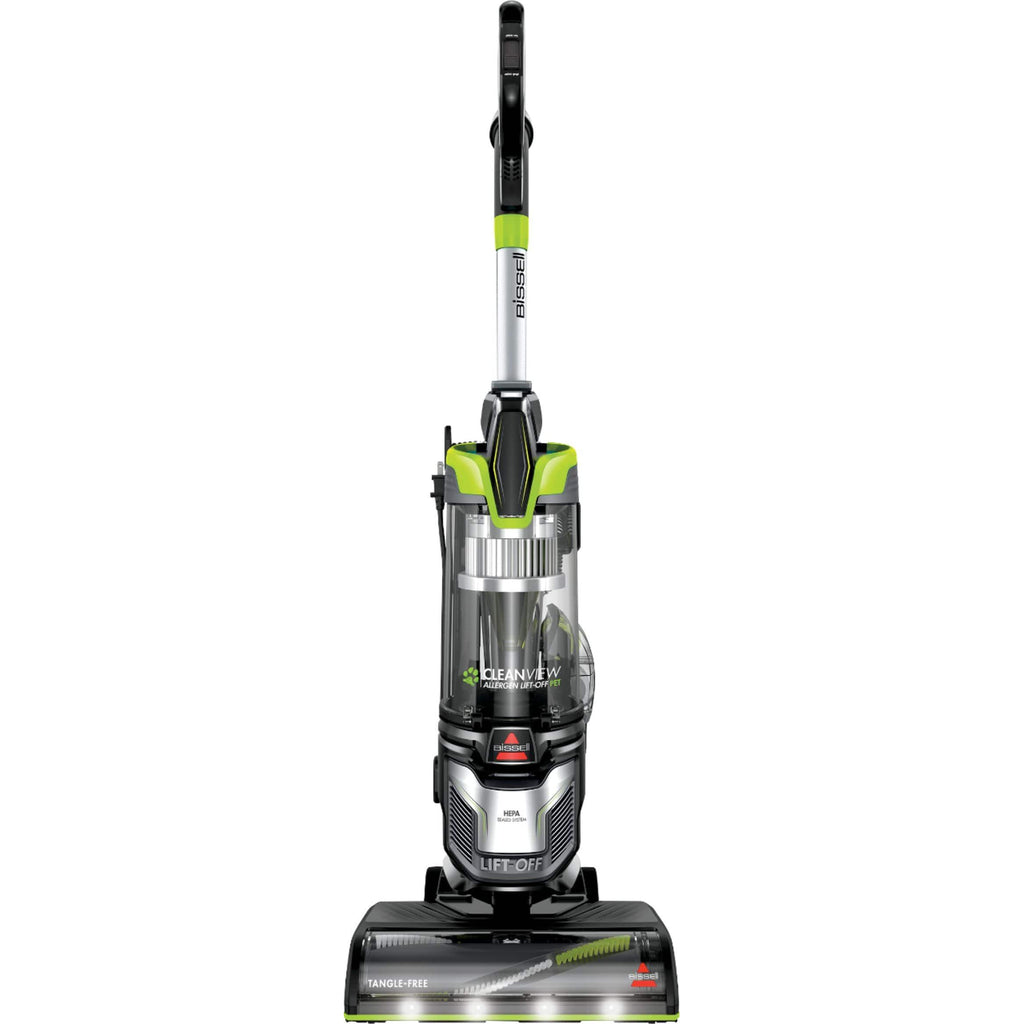 Bissell CleanView Allergen Lift-Off Pet Vacuum, Black/ Electric Green
