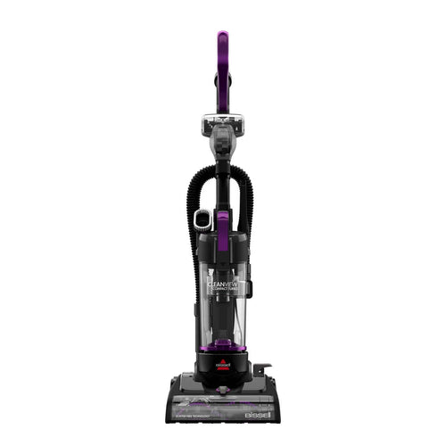 Bissell CleanView Compact Turbo Upright Vacuum, Black / Purple