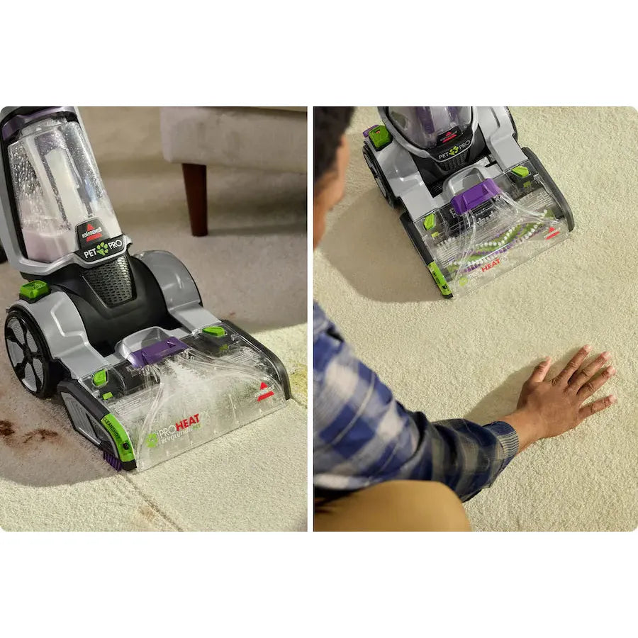 Bissell ProHeat 2X Revolution Pet Pro Plus Corded Upright, Silver / Purple