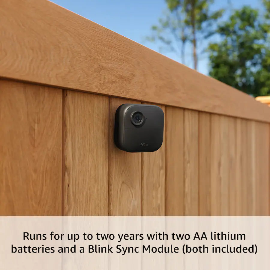 Blink Outdoor 4 – Set of 5 Wireless Smart Security Cameras, Black