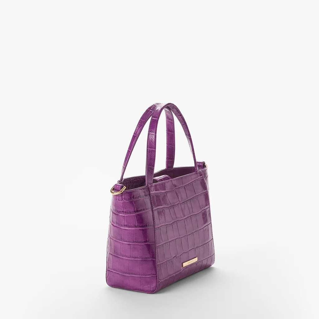 Brahmin Alba Collection Small Mona Tote, Purple