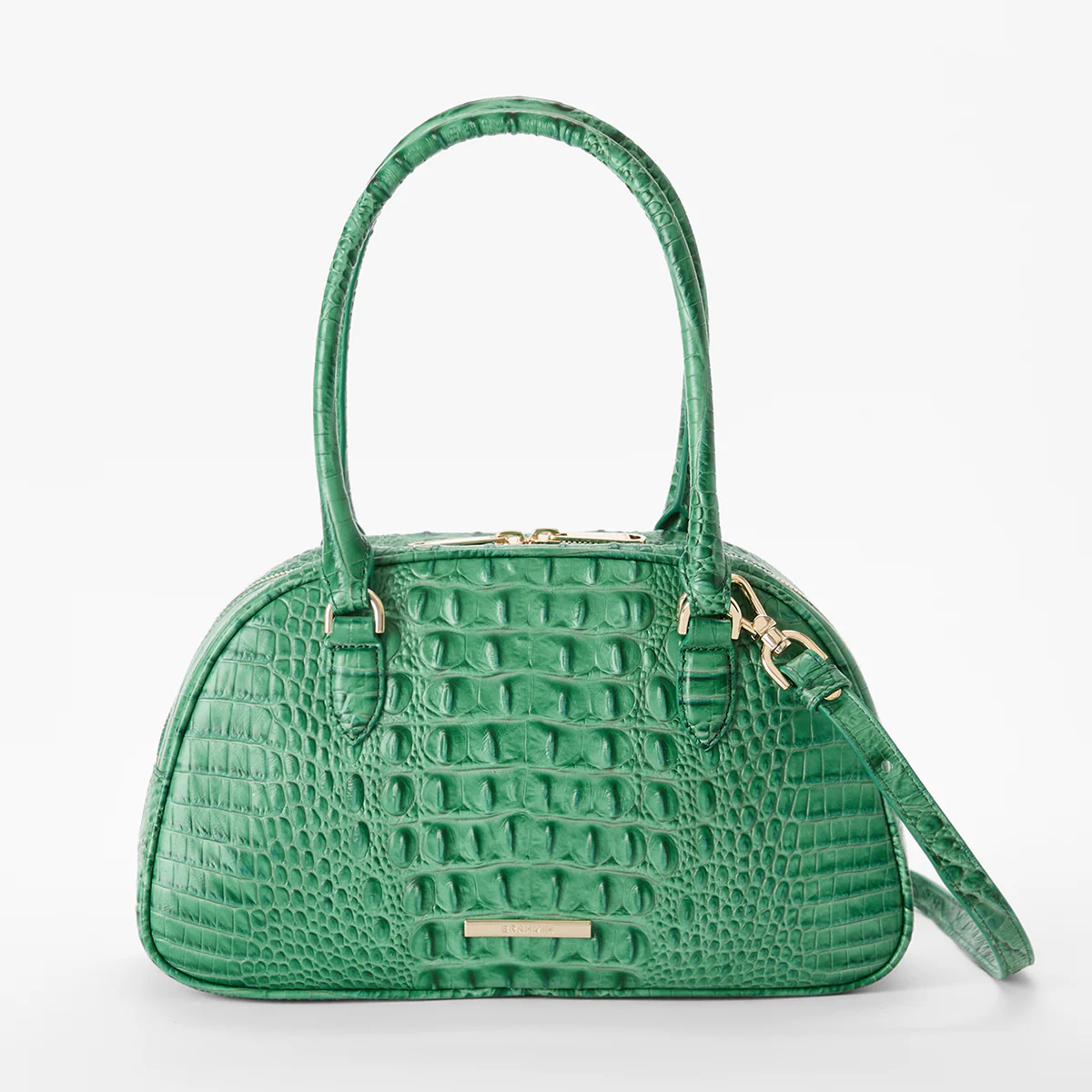 Brahmin Alden Road Collection Angie Satchel, Palm