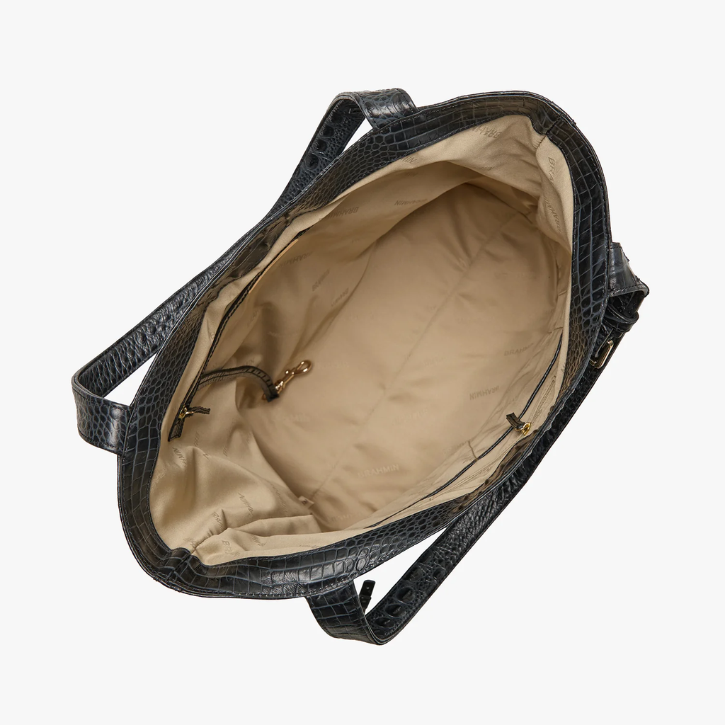 Brahmin Alden Road Collection Brayden Tote, Black Alden Road