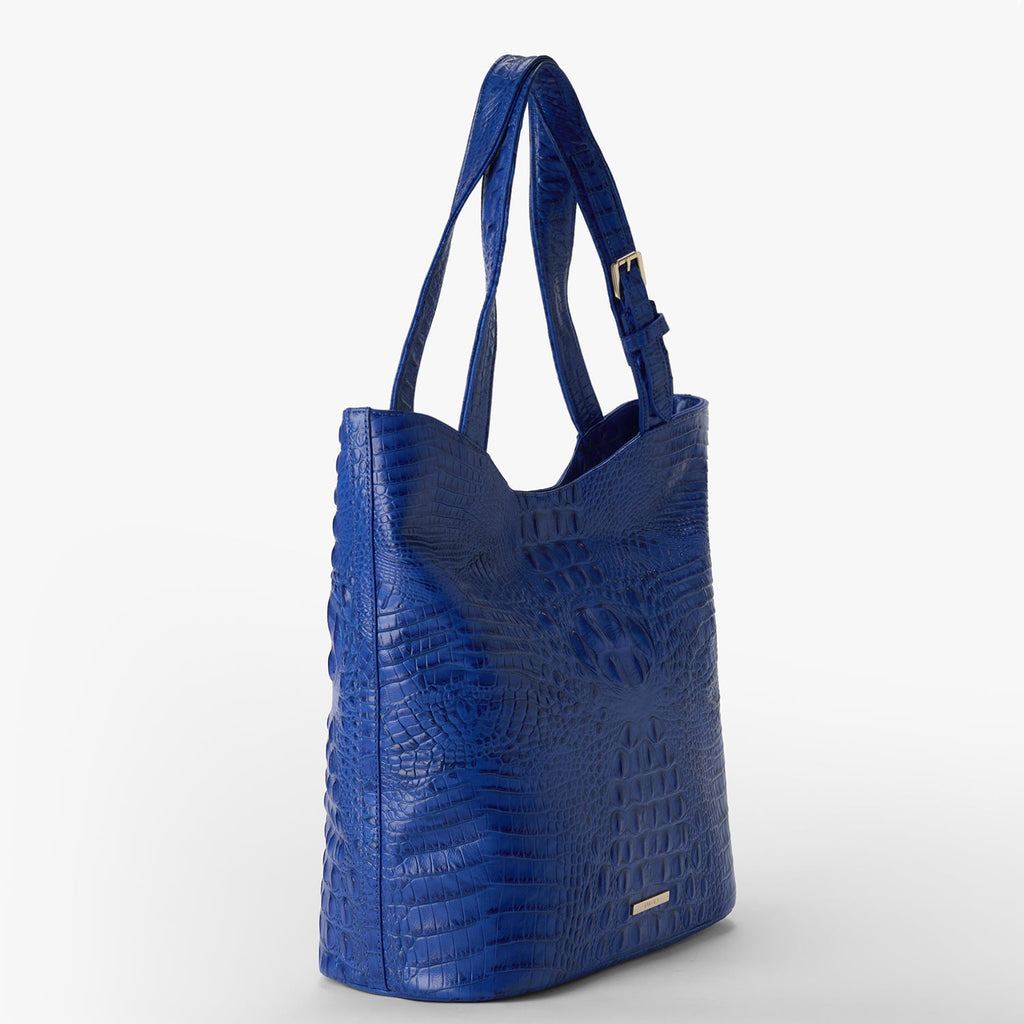 Brahmin Alden Road Collection Brayden Tote, Blue Alden Road