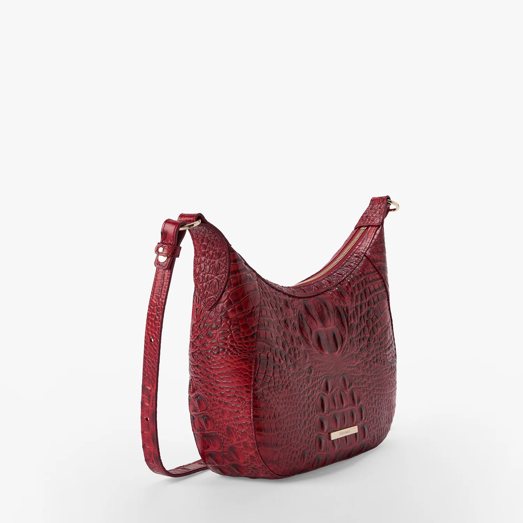 Brahmin Alden Road Collection Corinne Crossbody, Scarlet