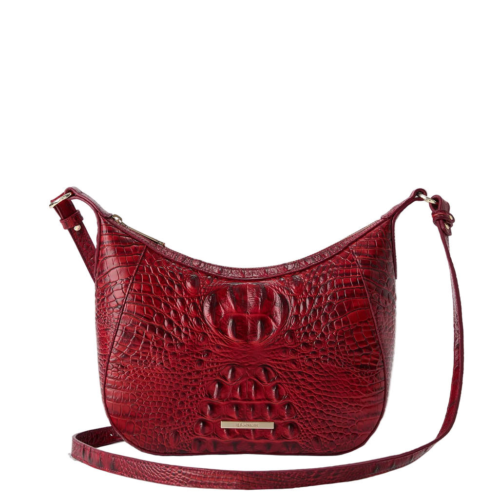 Brahmin Alden Road Collection Corinne Crossbody, Scarlet