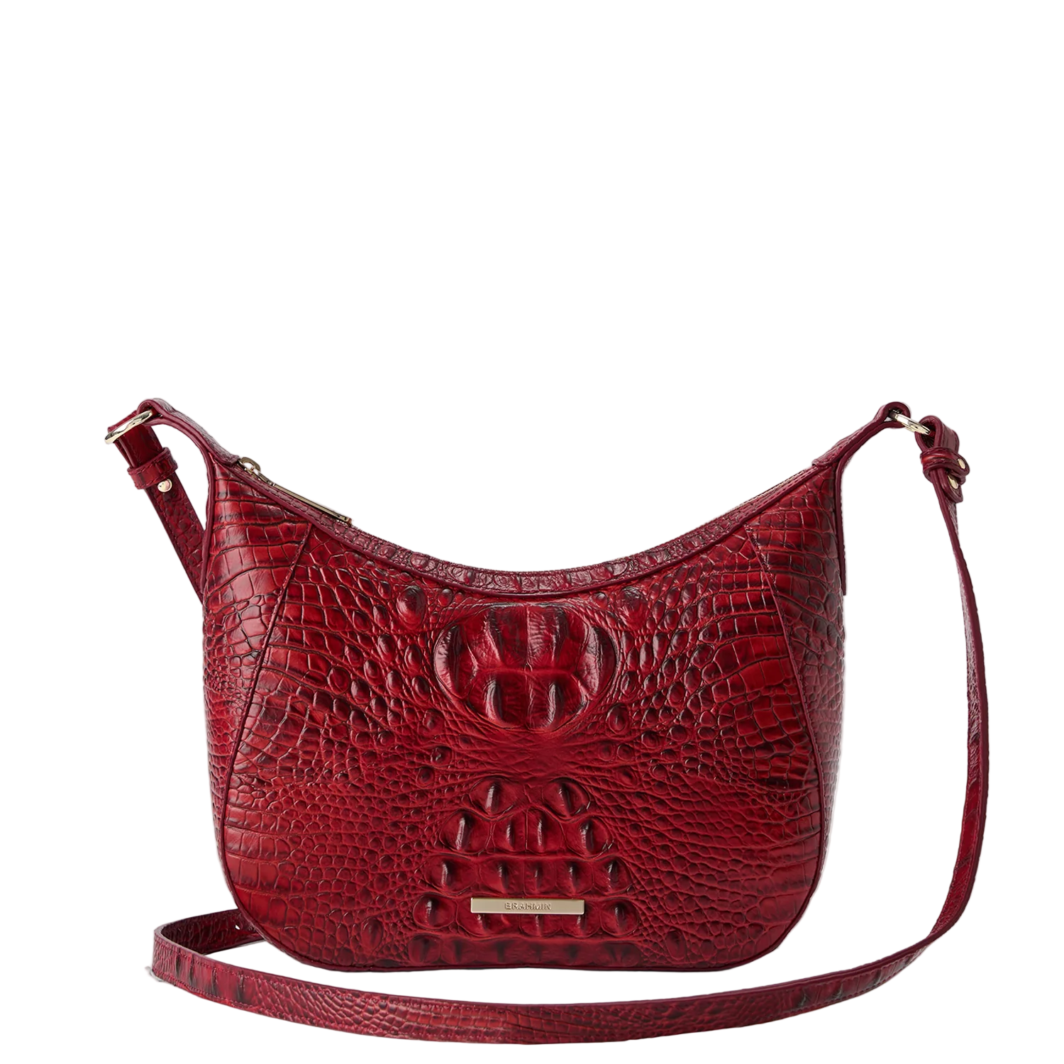 Brahmin Alden Road Collection Corinne Crossbody, Scarlet